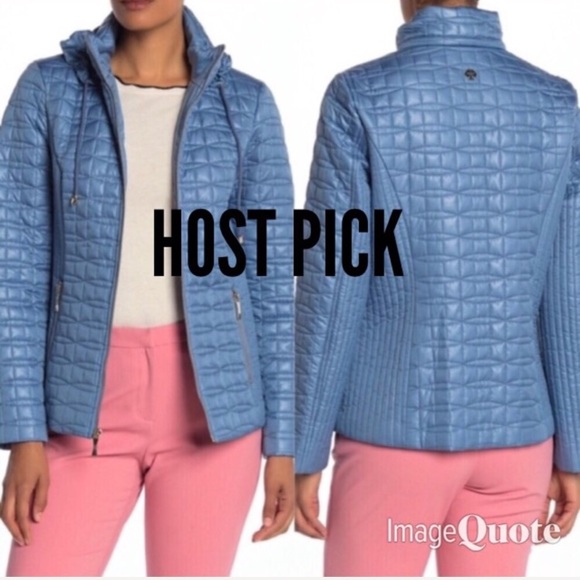 HOST PICK Kate Spade Quilted Packable Hood Jacket